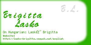 brigitta lasko business card